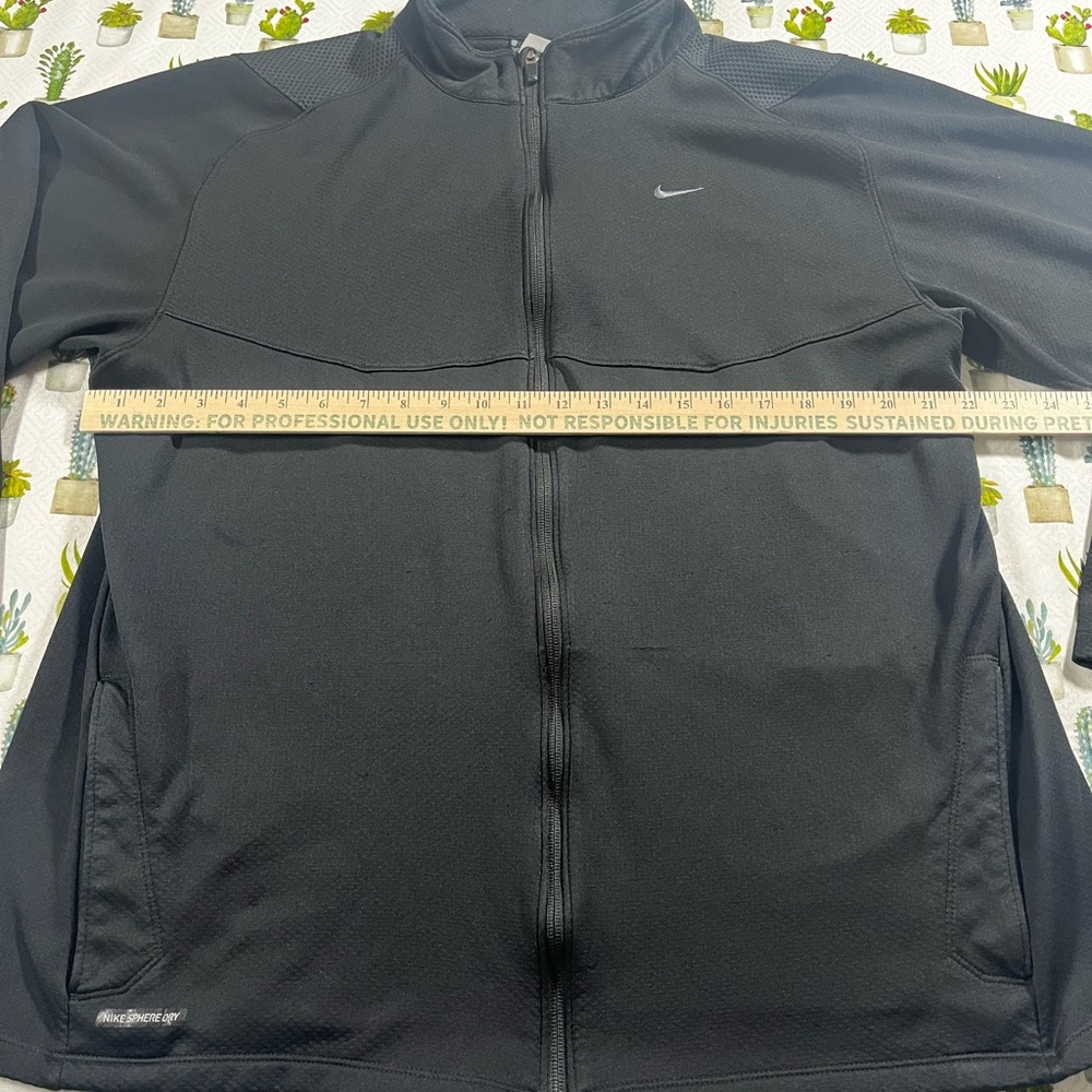 Nike Sphere Dry Men’s Full Zip Track Jacket Black XXL - Picture 8 of 14